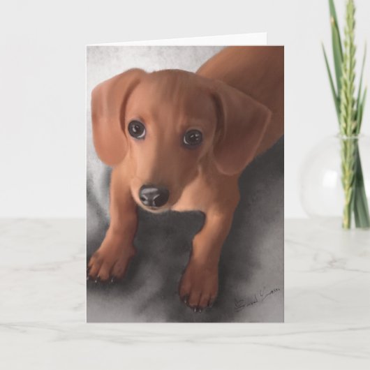 Schattigee pup ooit kaart (Voorkant)