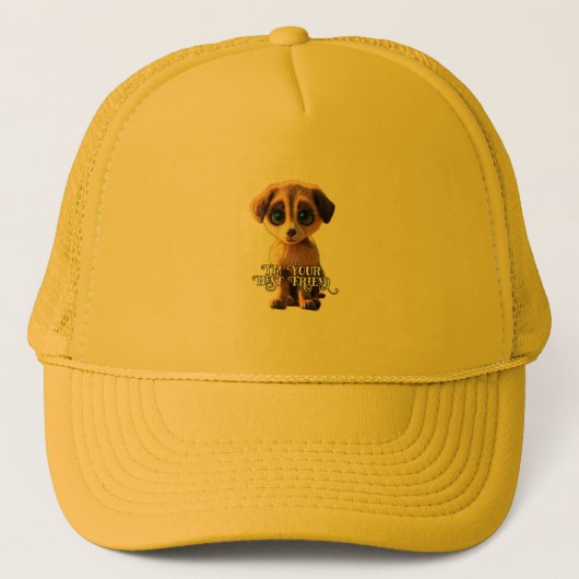 Schattigee pup Trucker hoed Trucker Pet (Voorkant)