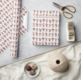 Schattigee Puppies Christmas Wrapping Paper Cadeaupapier