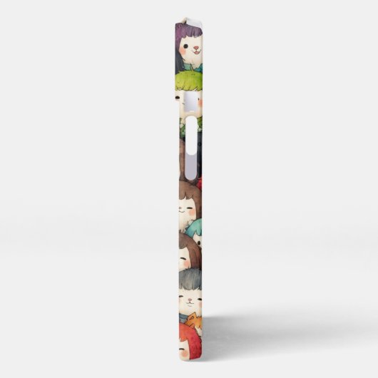 Schattigee Puppies hoesje iPhone Hoesje (Linkerkant)