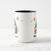 Schattigee Puppies Kerst Koffie Mok (Midden)