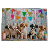 Schattigee Puppies Verjaardagsfeest Celebration De Groot Cadeauzakje (Achterkant)