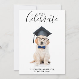 Schattigee puppy Afstuderen afstudeerfeest Kaart