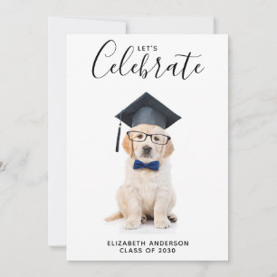 Schattigee puppy Afstuderen afstudeerfeest Kaart