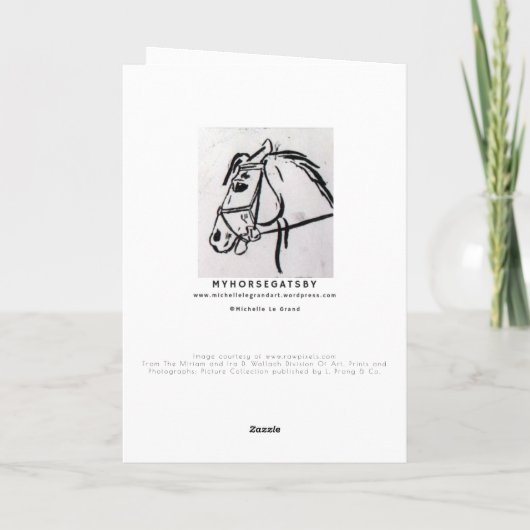 Schattigee Puppy Art Deco Verjaardag Kaart (Achterkant)