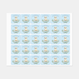 Schattigee Puppy Baby Boy Labels