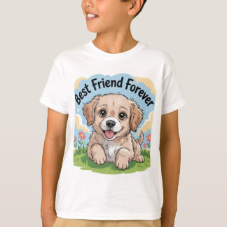 Schattigee puppy beste vriend ooit t-shirt