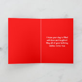 Schattigee Puppy Cairn Terrier Dog Verjaardag Kaar Bedankkaart (Binnen)