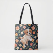 Schattigee puppy Canvas tassen (Voorkant)