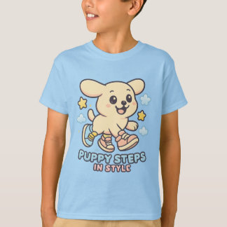 Schattigee Puppy Cartoon Kinder Boy T-Shirt 2025 T