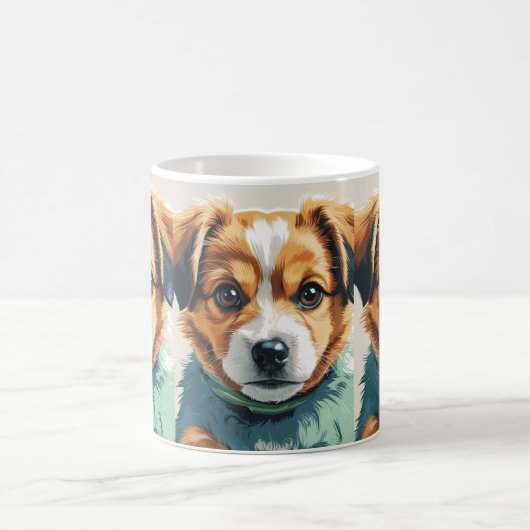 Schattigee Puppy Dog Art Mok - Schattige Pet Lover (Center)