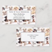 Schattigee Puppy Dog Grooming Visitekaartje (Voorkant / Achterkant)