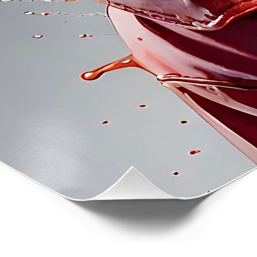 Schattigee Puppy Dog in Brandweerman Uniforme Wate Perfect Poster (Hoek)