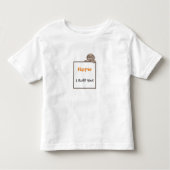Schattigee Puppy Dog Schattig Lijst Custom Naam Kinder Shirts (Voorkant)