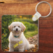 Schattigee Puppy Dog Sleutelhanger (Achterkant)