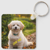 Schattigee Puppy Dog Sleutelhanger (Achterkant)