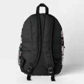 Schattigee Puppy Dog Zwarte bedrukte rugzak (Achterkant)