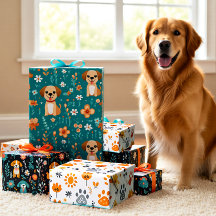 Schattigee Puppy Flowers set van 3