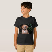 Schattigee puppy foto Golden Retriever Puppy T-shirt (Voorkant volledig)