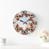 Schattigee Puppy Funny Dog Muur Klok (Huis)