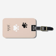 Schattigee puppy hart poten gepersonaliseerd