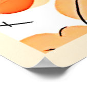 Schattigee Puppy Herfst Kunstwerk Poster (Hoek)