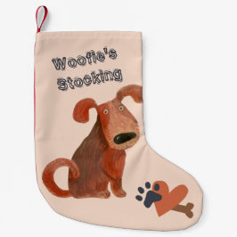 Schattigee Puppy Hondenvakantie Kleine Kerstsok