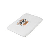 Schattigee puppy in pompoen - Halloween hondenillu Badmat (Gekanteld)