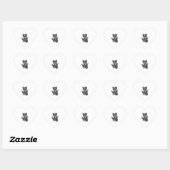 Schattigee puppy in sneaker hart sticker (Vel)