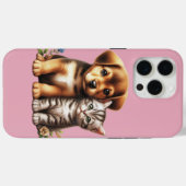 Schattigee puppy/kitten Case-Mate iPhone case (Achterkant (horizontaal))