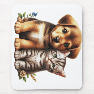 Schattigee puppy/kitten muismat