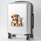 Schattigee puppy/kitten sticker (Koffer)