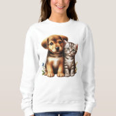 Schattigee puppy/kitten trui (Voorkant)