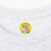 Schattigee puppy kleine poten grote liefde labels (Aangebracht)