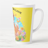 Schattigee puppy kleine poten grote liefde latte mok (Rechts)