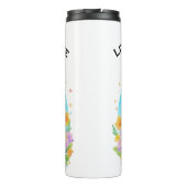 Schattigee puppy kleine poten grote liefde thermosbeker (Achterkant)