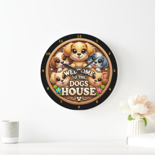 Schattigee Puppy Klok Welkom Thuis