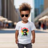 Schattigee Puppy liefde Aangepaste naam Kinder Shirts