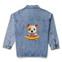 Schattigee Puppy met een plakje pizza