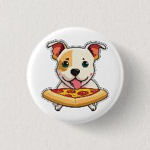 Schattigee Puppy met een plakje pizza