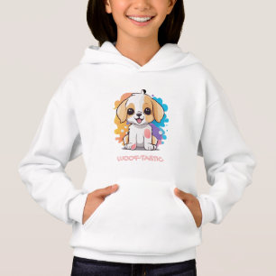 Schattigee puppy met kleurrijke vlekken
