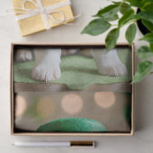 Schattigee puppy met St. Patrick's outfit in een p Tissuepapier (Geschenk)