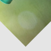 Schattigee puppy met St. Patrick's outfit, shamroc Tissuepapier (Detail)