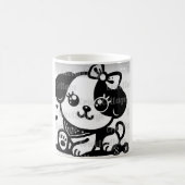 SCHATTIGEE PUPPY OP 🍺 MOK EN DECORATIEVE LETTERTY (Center)