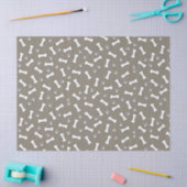 Schattigee Puppy Paw Prints en Botten Nieuwe Verja Tissuepapier (Craft)