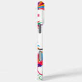 Schattigee Puppy Peeking Bloemen Telefoonhoes – Ho Case-Mate iPhone Case (Achterkant / Rechts)