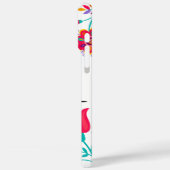 Schattigee Puppy Peeking Bloemen Telefoonhoes – Ho Case-Mate iPhone Case (Achterkant / Links)