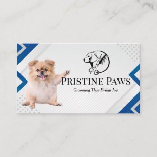 Schattigee puppy   Pet Groomers Logo Visitekaartje
