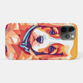Schattigee Puppy Pop Art Case-Mate iPhone Case (Achterkant (horizontaal))