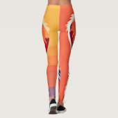 Schattigee Puppy Pop Art Leggings (Achterkant)